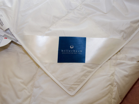  Одеяло Billerbeck Colina superlight (летнее) +24°С и выше, гусиный пух фото в интернет-магазине Герд Биллербек