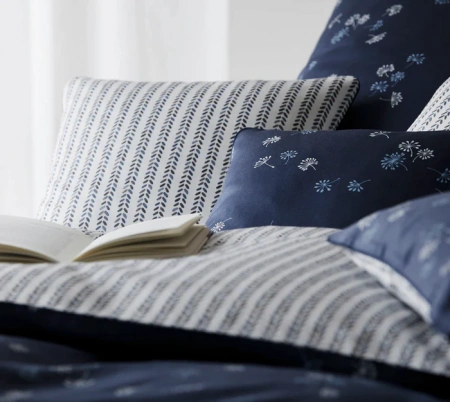  Наволочка Elegante Fleurs 2438R/2 (indigo/тсиний) фото в интернет-магазине Герд Биллербек
