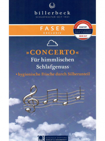  Одеяло Billerbeck Concerto light (лёгкое) не ниже +20°С, микроволокно фото в интернет-магазине Герд Биллербек