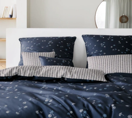  Наволочка Elegante Fleurs 2438R/2 (indigo/тсиний) фото в интернет-магазине Герд Биллербек